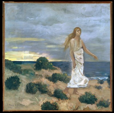 Woman by the Sea by Pierre Puvis de Chavannes